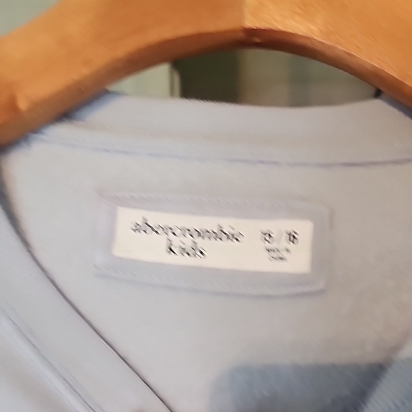 Abercrombie Kids Light Blue Sweatshirt with Butterfly - Picture 4 of 6
